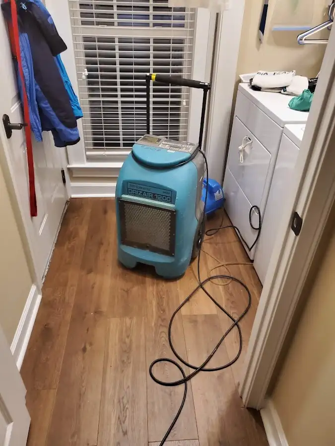 Commercial dehumidifier deployed for Flood Damage Cleanup in Greensburg