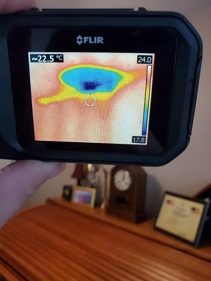 Thermal imaging inspection for water damage in Greensburg